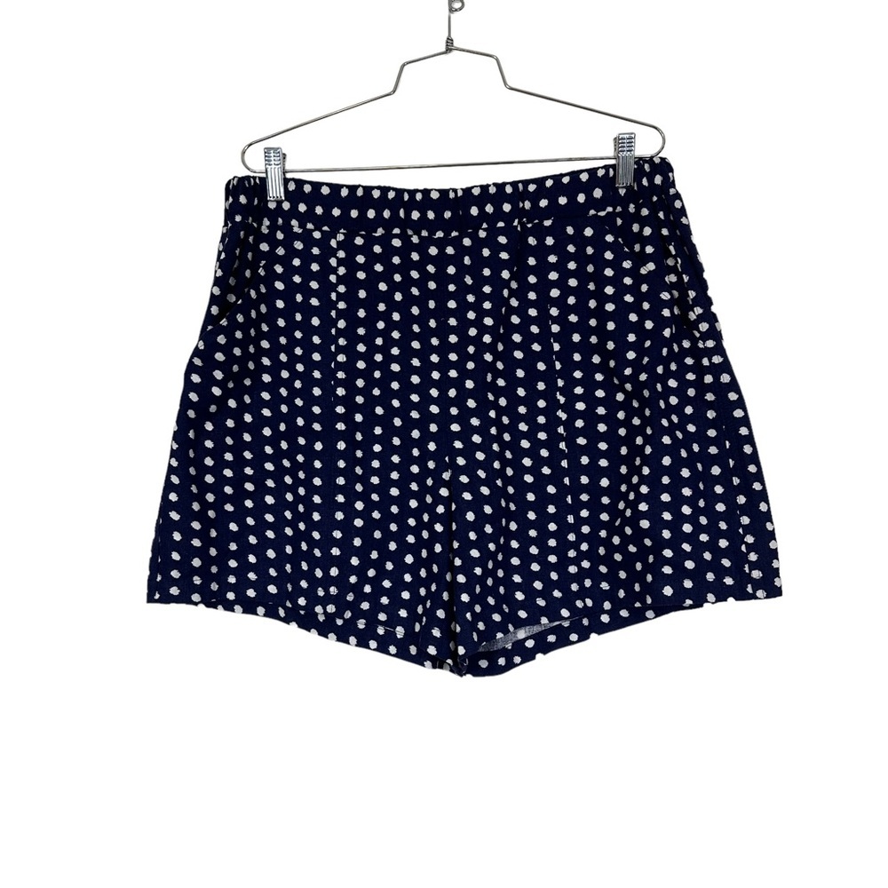 Navy Polka Dot Women's Shorts